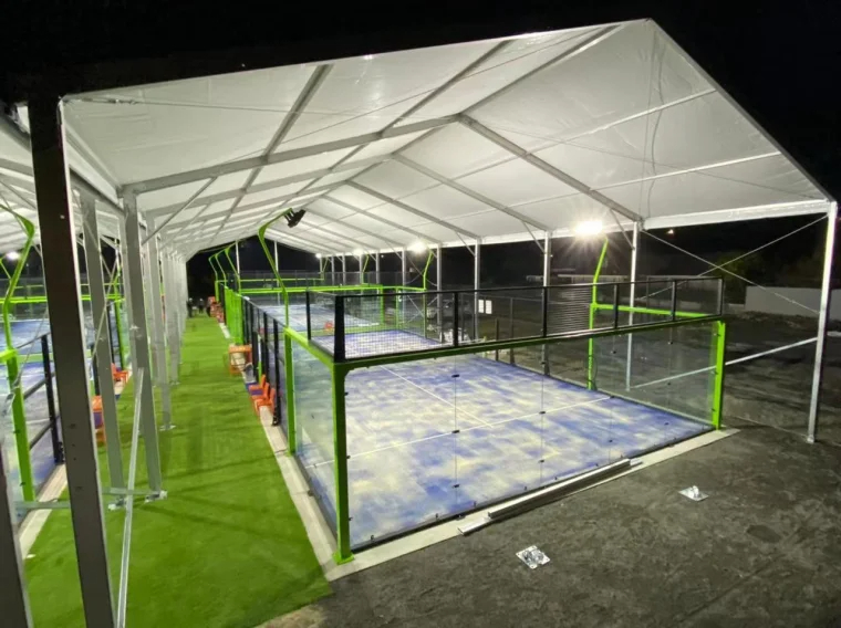 Tent (roof_canopy) for Panoramic Padel Tennis court